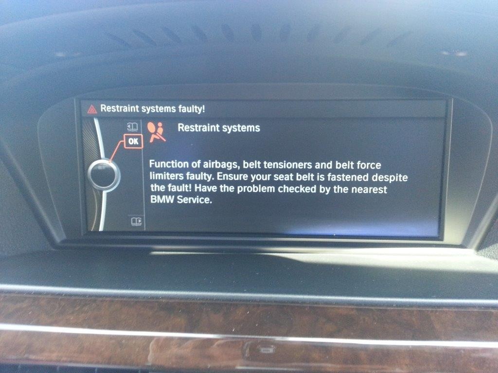 E90 330d Belt Tension And Airbag Warning BMWFanatics