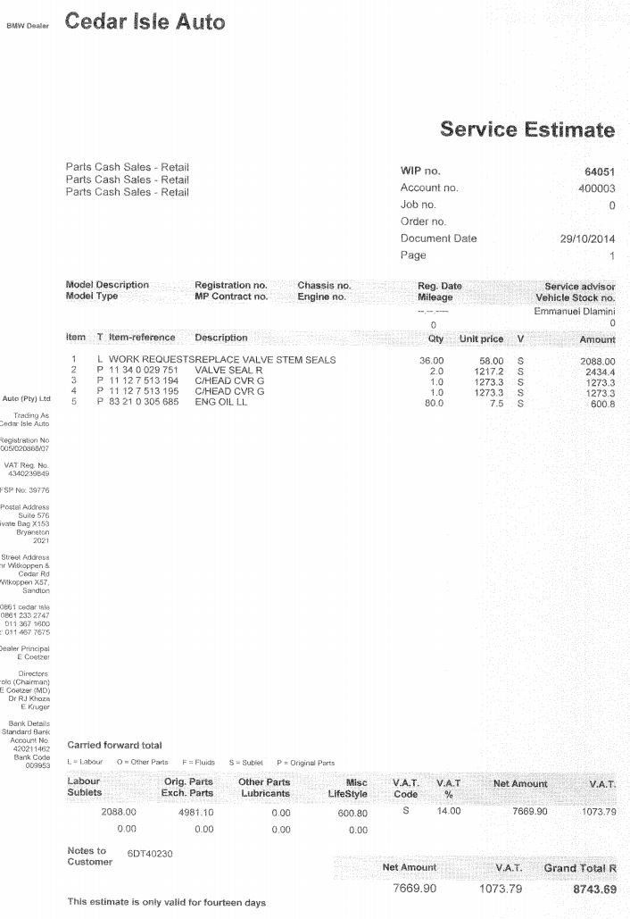Valve Stem Seals E90 2005 BMWFanatics