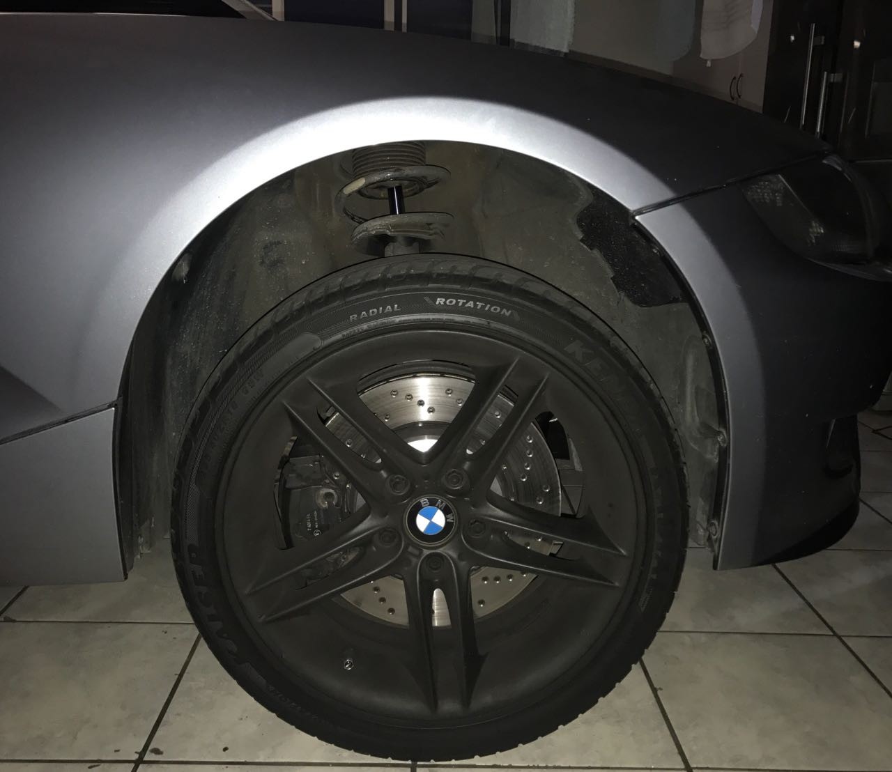 Z4M Brake Caliper Plastidip Red BMWFanatics