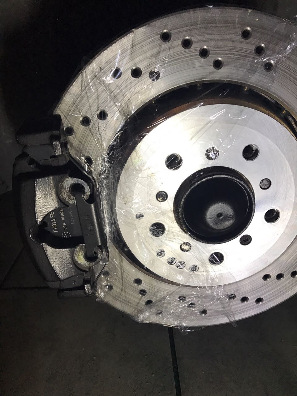 Z4M Brake Caliper Plastidip Red BMWFanatics