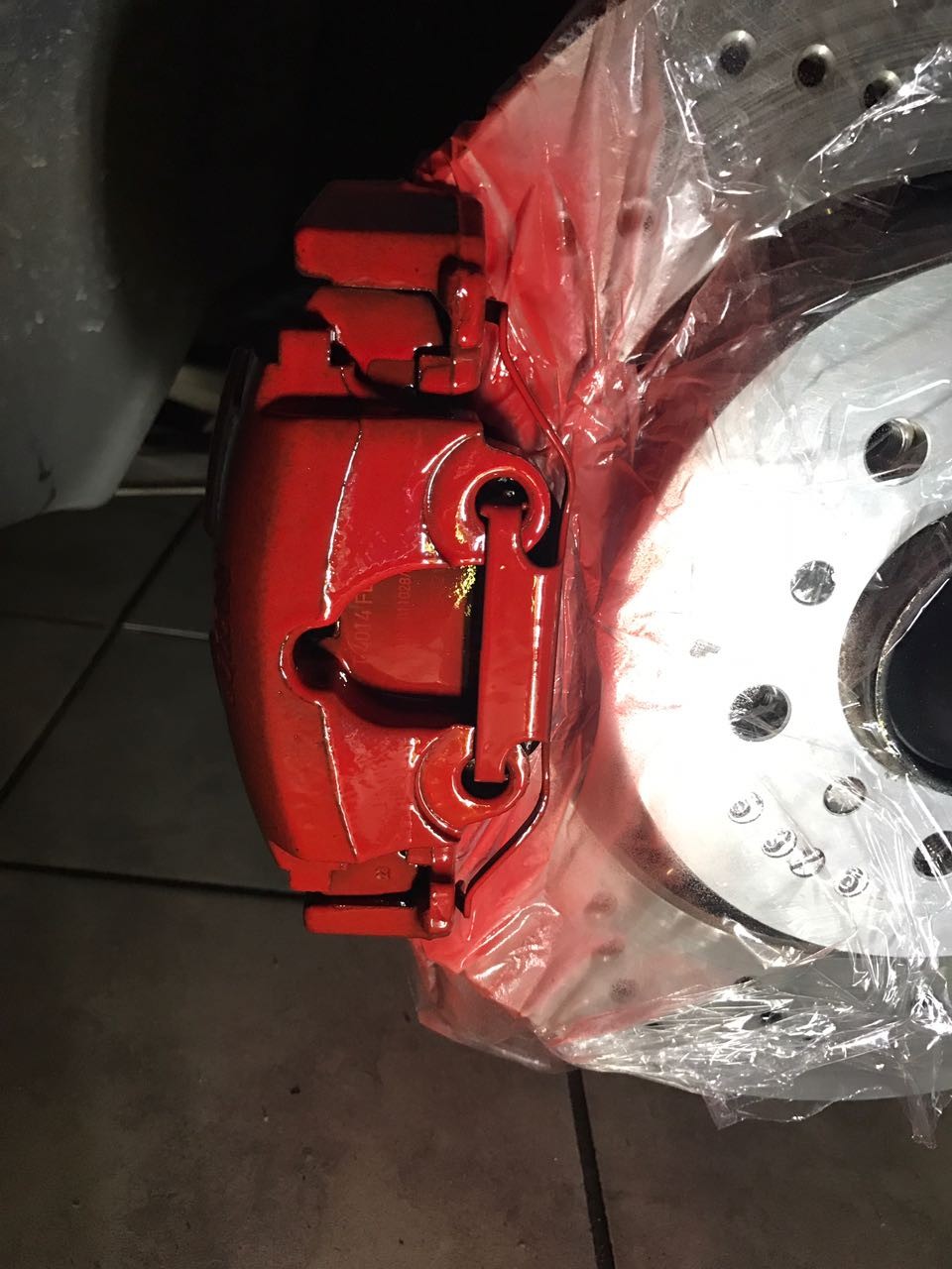 Z4M Brake Caliper Plastidip Red BMWFanatics