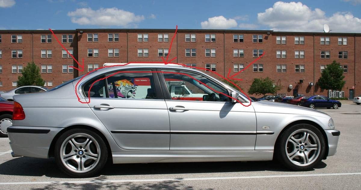 E46 Sedan Window Trim